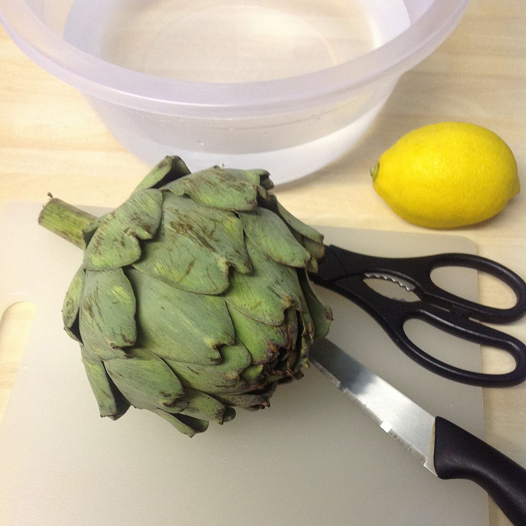 How to survive preparing Globe Artichoke | The Tea House Cook Book